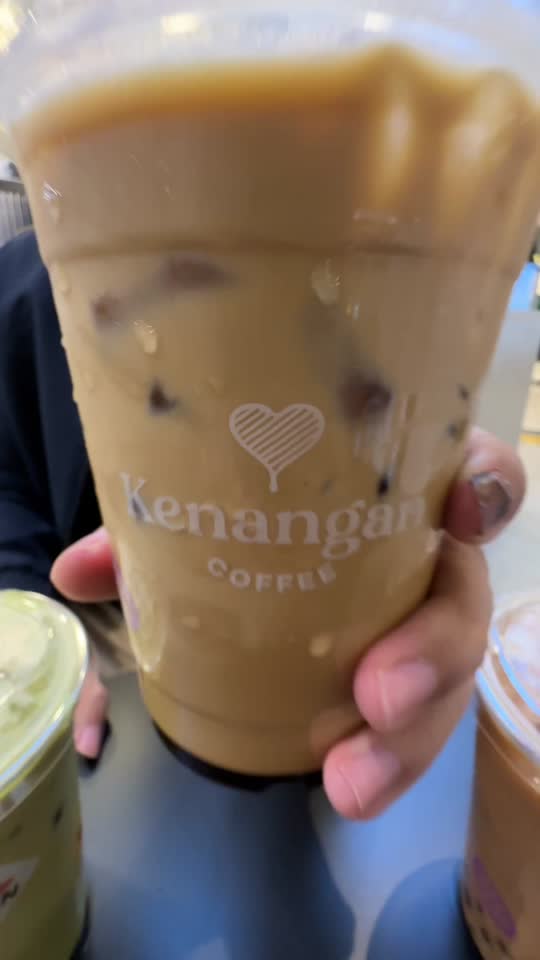 TikTok video still, Kenangan Coffee review