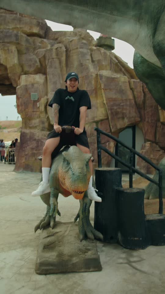 TikTok video still, Dino Desert review