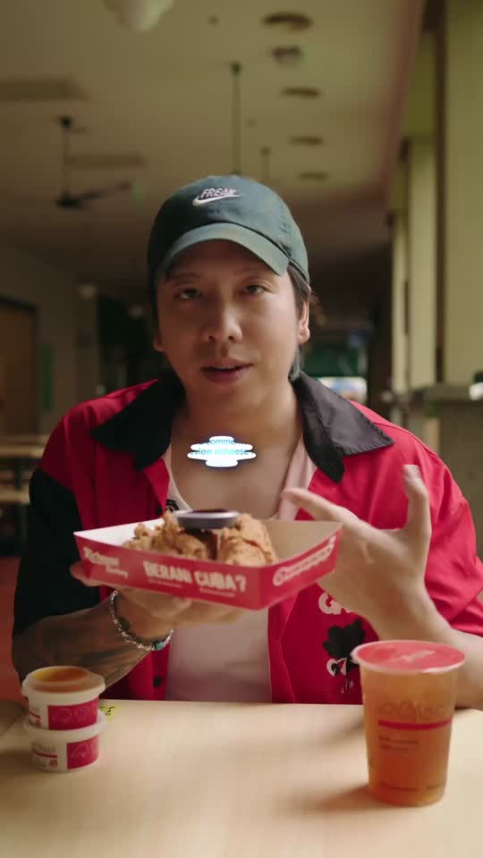 TikTok video still, Richeese Factory review