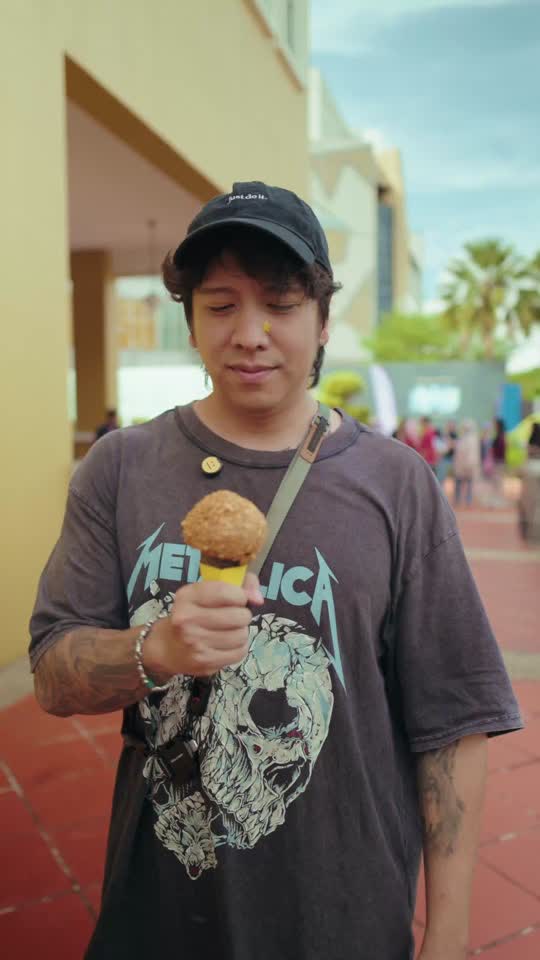 TikTok video still, 3P Ice Cream review