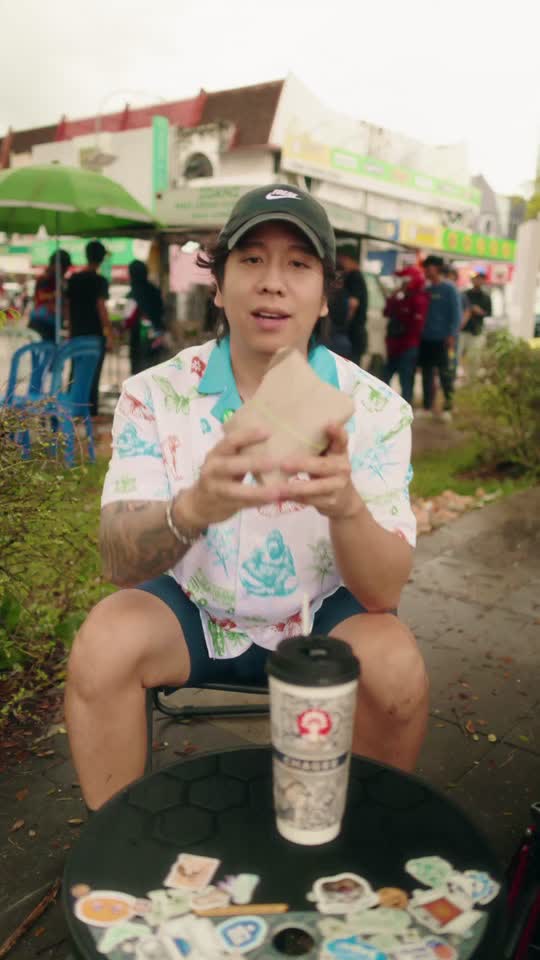 TikTok video still, Nasi Lemak Zidans review