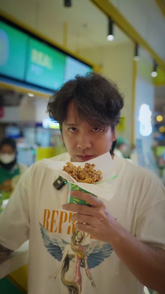 TikTok video still, Potato Corner review