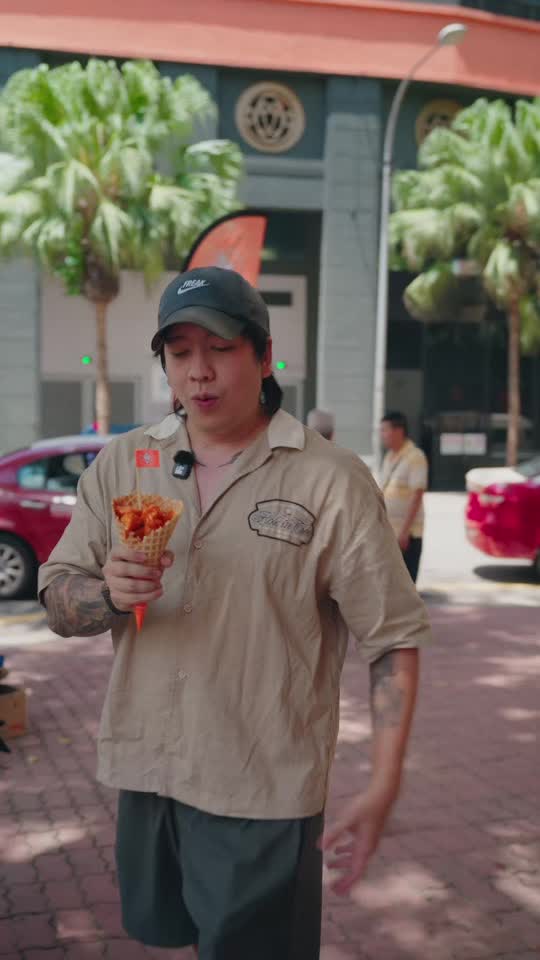 TikTok video still, Cluck n Cone review