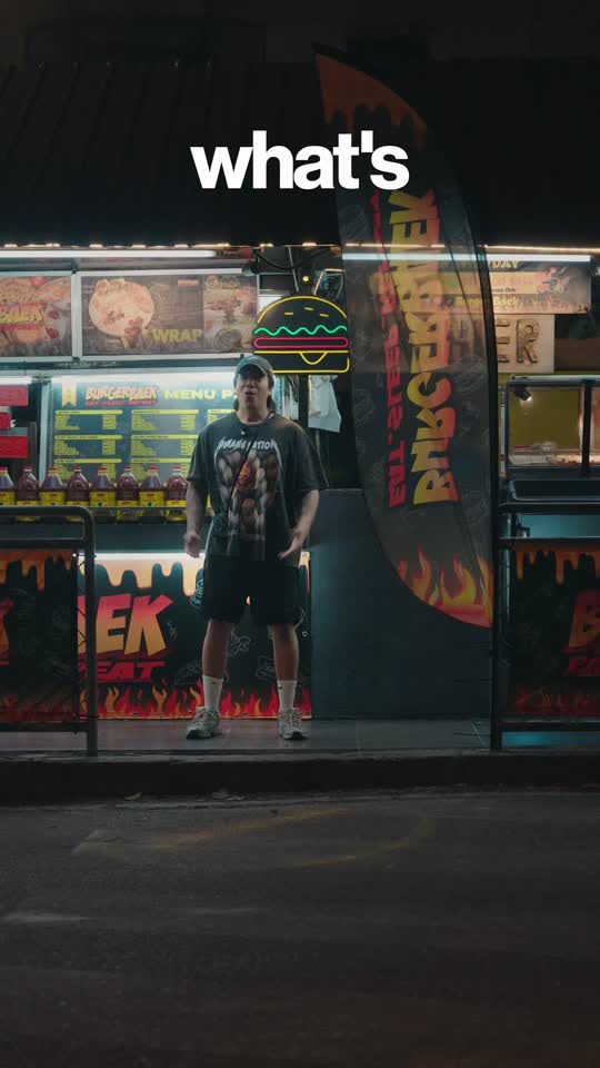 TikTok video still, Burger Baek review