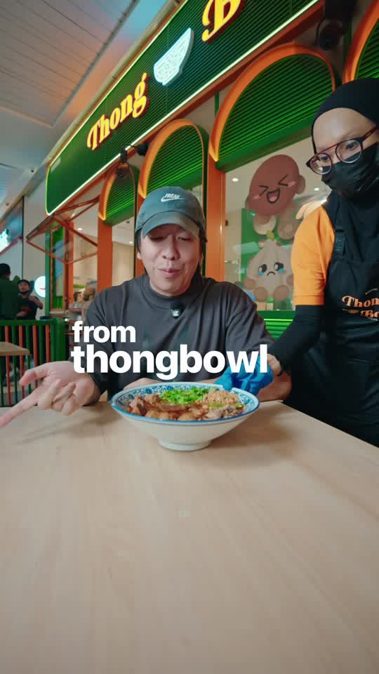 TikTok video still, Thongbowl review